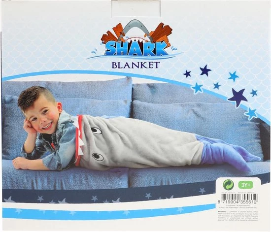 Toi-toys Haaiendeken 100 Cm Grijs/blauw 5 Toi-toys Haaiendeken 100 Cm Grijs/blauw - Afbeelding 5