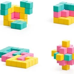 Pixio Magnetic Blocks | Abstract Series | Pixio-Sweet | 3 Kleuren | 60 Blokken -bouwsets Verkoopwinkel 550x472 2