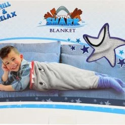 Toi-toys Haaiendeken 100 Cm Grijs/blauw