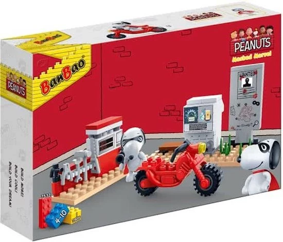 BanBao Snoopy Motor Werkplaats-7532 5 BanBao Snoopy Motor Werkplaats-7532 - Afbeelding 5