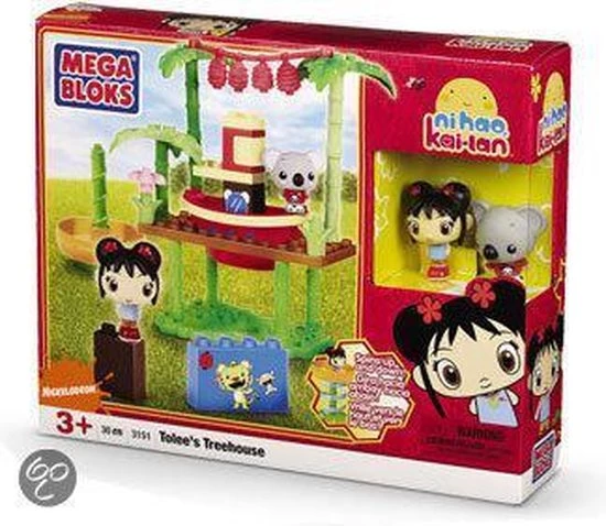 Mega Bloks Ni Hao Kai-Lan - Tolee's Boomhuis- Contstructiespeelgoed 1 Mega Bloks Ni Hao Kai-Lan - Tolee's Boomhuis- Contstructiespeelgoed