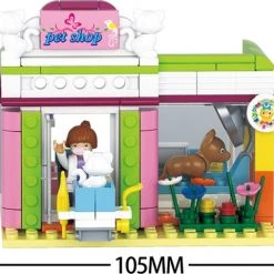 Sluban Girls Dream - Dierenwinkel -bouwsets Verkoopwinkel 550x481 4