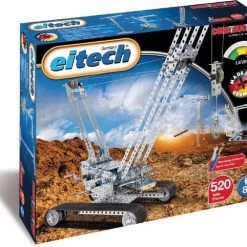 Eitech Constructieset Hijskraan Staal Zilver 522-delig