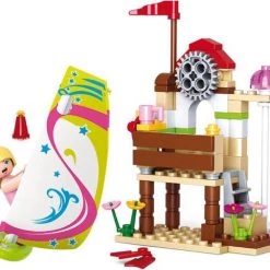 Sluban Girls Dream - Surf Strand 11 Sluban Girls Dream - Surf Strand -bouwsets Verkoopwinkel 550x482 7