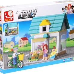 Sluban Town Business Queenie'S Bloemenwinkel -bouwsets Verkoopwinkel 550x487 5