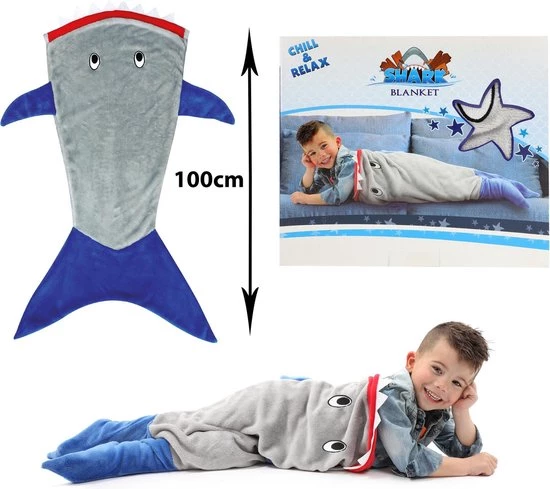 Toi-toys Haaiendeken 100 Cm Grijs/blauw 4 Toi-toys Haaiendeken 100 Cm Grijs/blauw - Afbeelding 4