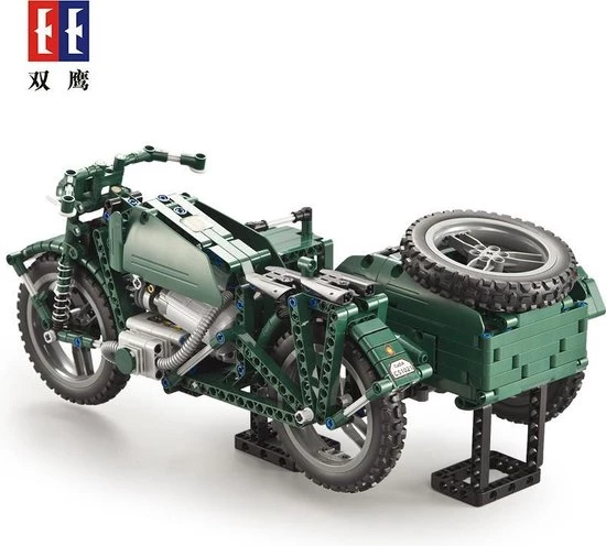 CaDA - Constructie Speelgoed - WWII - Motorfiets 629 Bouwstenen 9 CaDA - Constructie Speelgoed - WWII - Motorfiets 629 Bouwstenen - Afbeelding 9