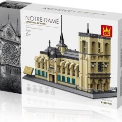 Wange 5210 Notre-Dame - 1380 Bouwstenen - Compatibel Met Grote Merken - Bouwdoos