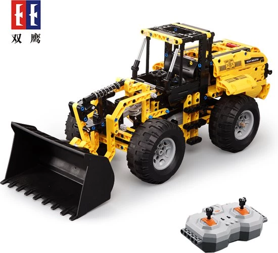 Cada Shovel / Wheel Loader (RC) - Cada C51058W - Compatible Met De Bekende Merken - Bouwset, Constructieset - Motoren, Accu, Afstandsbediening - DIY - 491 Onderdelen 5 Cada Shovel / Wheel Loader (RC) - Cada C51058W - Compatible Met De Bekende Merken - Bouwset, Constructieset - Motoren, Accu, Afstandsbediening - DIY - 491 Onderdelen - Afbeelding 5