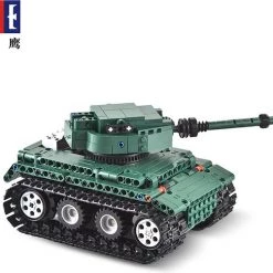 Cada Tiger 1 Tank - Tank, Leger, Legervoertuig - Cada C51018W - Compatible Met Technisch De Grote Merken - Motoren, Accu, Afstandsbediening - DIY - 313 Onderdelen -bouwsets Verkoopwinkel 550x502 3