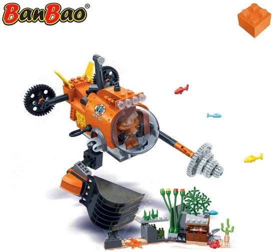 BanBao Eenpersoon Schatten Onderzeeër-7413 3 BanBao Eenpersoon Schatten Onderzeeër-7413 - Afbeelding 3