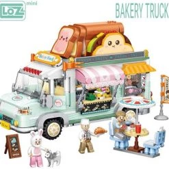 Foodtruck - Loz Mini- Bakery Truck -bouwsets Verkoopwinkel 550x507 34