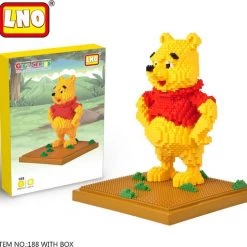 LNO Blocks Nanoblock, Brickkies®, Winnie De Poeh, 1650 Bouwblokjes