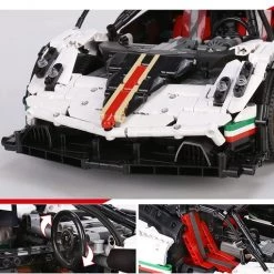 Mould King 13060 Supercar (gemotoriseerd) - Compatible Met De Bekende Merken - DIY - Bouwset, Constructieset - 2299 Onderdelen - Mouldking -bouwsets Verkoopwinkel 550x511 1