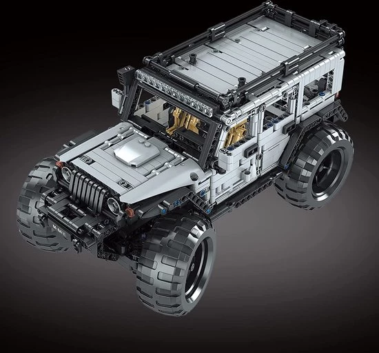 Mould King 15009 Terreinwagen Off-Road Vehicle (RC) - Compatible Met De Bekende Merken - DIY - Bouwset, Constructieset - 1288 Onderdelen - Mouldking 15 Mould King 15009 Terreinwagen Off-Road Vehicle (RC) - Compatible Met De Bekende Merken - DIY - Bouwset, Constructieset - 1288 Onderdelen - Mouldking - Afbeelding 15