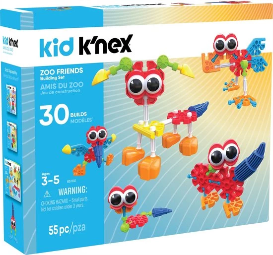 Kid K'Nex - Zoo Friends Bouwset 1 Kid K'Nex - Zoo Friends Bouwset