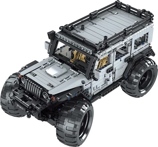 Mould King 15009 Terreinwagen Off-Road Vehicle (RC) - Compatible Met De Bekende Merken - DIY - Bouwset, Constructieset - 1288 Onderdelen - Mouldking 16 Mould King 15009 Terreinwagen Off-Road Vehicle (RC) - Compatible Met De Bekende Merken - DIY - Bouwset, Constructieset - 1288 Onderdelen - Mouldking - Afbeelding 16