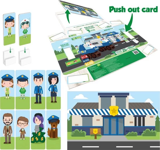 BiOBUDDi BioBuddy - Town - Police Station (BB-0129) 6 BiOBUDDi BioBuddy - Town - Police Station (BB-0129) - Afbeelding 6