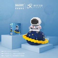 Balody Bouwset Astronaut - Miniblocks - Bouwset / 3D Puzzel - 690 Bouwsteentjes