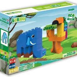 Biobuddi - Biobuddi Wildlife Jungle Bouwblokken Set 27 St
