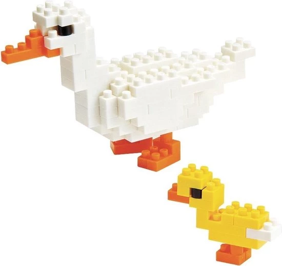 Kawada Nanoblock Duck NBC-021 (eend) 1 Kawada Nanoblock Duck NBC-021 (eend)