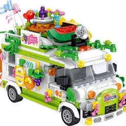 Zhe Gao Nanoblock, Brickkies®, Fruitwagen, 604 Bouwblokjes