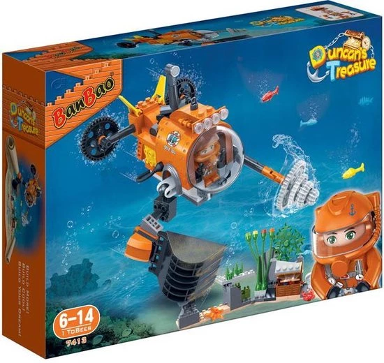 BanBao Eenpersoon Schatten Onderzeeër-7413 1 BanBao Eenpersoon Schatten Onderzeeër-7413