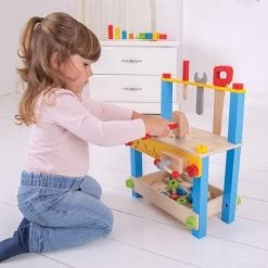 Bigjigs Toys - 'Mijn Eerste Houten Werkbank' -bouwsets Verkoopwinkel 550x522 11