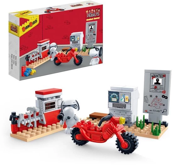 BanBao Snoopy Motor Werkplaats-7532 3 BanBao Snoopy Motor Werkplaats-7532 - Afbeelding 3