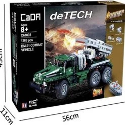 CaDa C61002W - BM-21 Grad Rocket Launcher/Ural 4320 Supply Truck - 2in1 Model - Compatibel Met Grote Merken 10 CaDa C61002W - BM-21 Grad Rocket Launcher/Ural 4320 Supply Truck - 2in1 Model - Compatibel Met Grote Merken -bouwsets Verkoopwinkel 550x526 17
