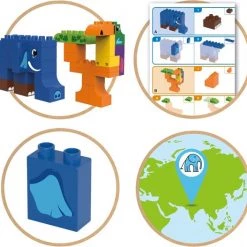 Biobuddi - Biobuddi Wildlife Jungle Bouwblokken Set 27 St -bouwsets Verkoopwinkel 550x527 7