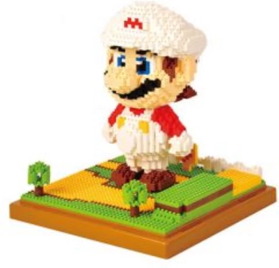 LNO Creboblocks Fireball Mario 1701 Nanoblocks 1 LNO Creboblocks Fireball Mario 1701 Nanoblocks