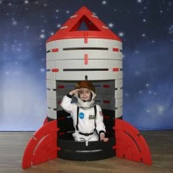 Educational Advantage Polydron - Constructie Raket - Speelgoed - BSO En Kinderdagverblijf - Binnen En Buiten - Bouwen En Spelen - Rollen Spel - Open Eind Spelen