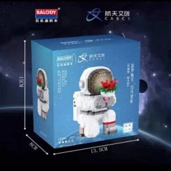 Balody Bouwset Astronaut - Miniblocks - Bouwset / 3D Puzzel - 920 Bouwsteentjes