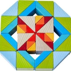 Haba Compositiespel Blokkenmozaïek 3-d Junior Hout 48 Blokken -bouwsets Verkoopwinkel 550x535