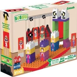BiOBUDDi Plantaardige Blokkenset Catwalk Modeshow - 37 Delig