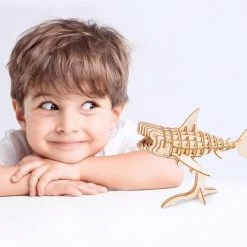 Robotime Modern 3D Houten Puzzel Haai -bouwsets Verkoopwinkel 550x538 5