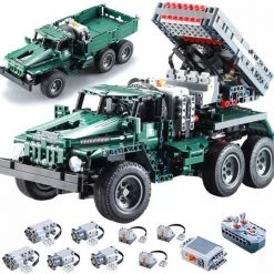 CaDa C61002W - BM-21 Grad Rocket Launcher/Ural 4320 Supply Truck - 2in1 Model - Compatibel Met Grote Merken 11 CaDa C61002W - BM-21 Grad Rocket Launcher/Ural 4320 Supply Truck - 2in1 Model - Compatibel Met Grote Merken -bouwsets Verkoopwinkel 550x539 11