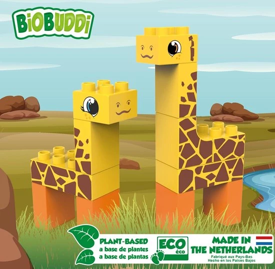 Biobuddi - Biobuddi Wildlife Steppe Blokkenset 14 St 6 Biobuddi - Biobuddi Wildlife Steppe Blokkenset 14 St - Afbeelding 6