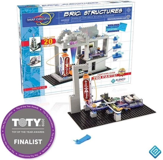 Snap Circuits BRIC: Structuren Bouwstenen & Elektronica Verkenningskit Meer Dan 20 Stem & Bouwsteen Projecten Gekleurde Projecthandleiding 75 BRIC-2-Snap Adapters 140+ Bouwstenen 14 Snap Circuits BRIC: Structuren Bouwstenen & Elektronica Verkenningskit Meer Dan 20 Stem & Bouwsteen Projecten Gekleurde Projecthandleiding 75 BRIC-2-Snap Adapters 140+ Bouwstenen - Afbeelding 14