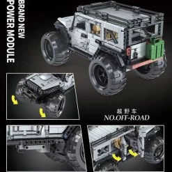 Mould King 15009 Terreinwagen Off-Road Vehicle (RC) - Compatible Met De Bekende Merken - DIY - Bouwset, Constructieset - 1288 Onderdelen - Mouldking 18 Mould King 15009 Terreinwagen Off-Road Vehicle (RC) - Compatible Met De Bekende Merken - DIY - Bouwset, Constructieset - 1288 Onderdelen - Mouldking -bouwsets Verkoopwinkel 550x547 4