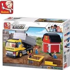 Sluban Town Construction - Grote Kiepwagen Met Schuur M38-B0552Sluban -bouwsets Verkoopwinkel 550x549 16