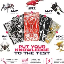 Geekclub - Complete Cyberpunk Collection + Tools - Complete Starter Kit - Solderen - Electronica -bouwsets Verkoopwinkel 550x549 3