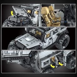 Mould King 15009 Terreinwagen Off-Road Vehicle (RC) - Compatible Met De Bekende Merken - DIY - Bouwset, Constructieset - 1288 Onderdelen - Mouldking 21 Mould King 15009 Terreinwagen Off-Road Vehicle (RC) - Compatible Met De Bekende Merken - DIY - Bouwset, Constructieset - 1288 Onderdelen - Mouldking -bouwsets Verkoopwinkel 550x550 112