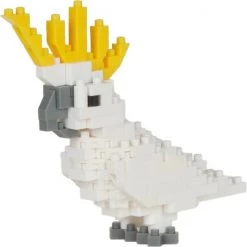 Kawada Nanoblock Sulphur Crested Cockatoo - NBC-344 (kaketoe)