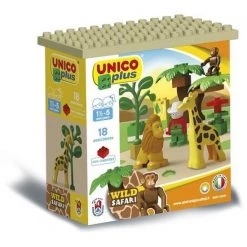 Unico Bouwblokken Safari 18-delig -bouwsets Verkoopwinkel 550x550 149