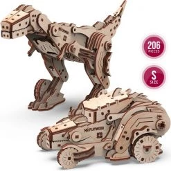 Mr. Playwood Modelbouwset Dino Auto Transformers Hout 206-delig -bouwsets Verkoopwinkel 550x550 196