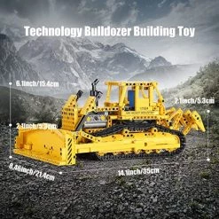 DW4Trading Bulldozer - 4 Motoren Draadloos - 1002 Stukjes - Compatibel Met Grote Merken 12 DW4Trading Bulldozer - 4 Motoren Draadloos - 1002 Stukjes - Compatibel Met Grote Merken -bouwsets Verkoopwinkel 550x550 209