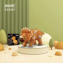 Balody Triceratops - Dinosaurus - Nanoblocks / Miniblocks - Bouwset / 3D Puzzel - 1145 Bouwsteentjes