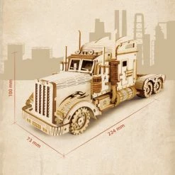 Merkloos ROBOTIME 3D Wooden Puzzle MC-502 Heavy Truck -bouwsets Verkoopwinkel 550x550 264